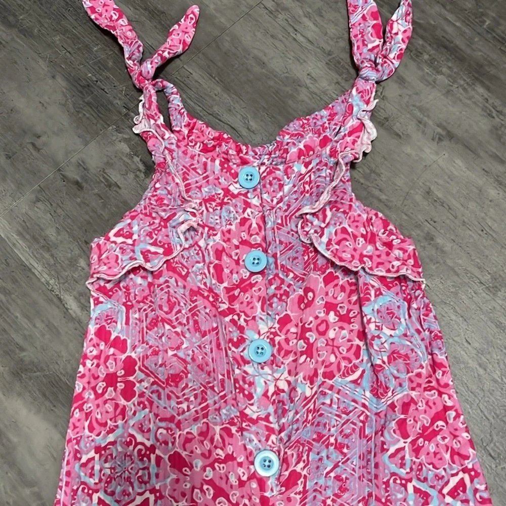 Pippa & Julie Girl's  Tank Jumpsuit Size 6 - Picture 2 of 10